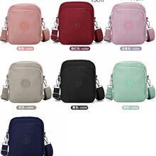 新款印章女士斜挎包休闲侧边包拉链式纯色单肩包厂家批发