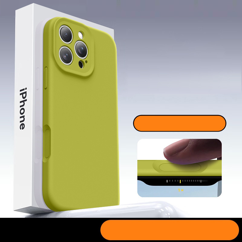 Nueva funda integrada con botón de cámara de silicona líquida, compatible con iPhone 14, iPhone 17, botón de cámara con IA, iPhone 15.