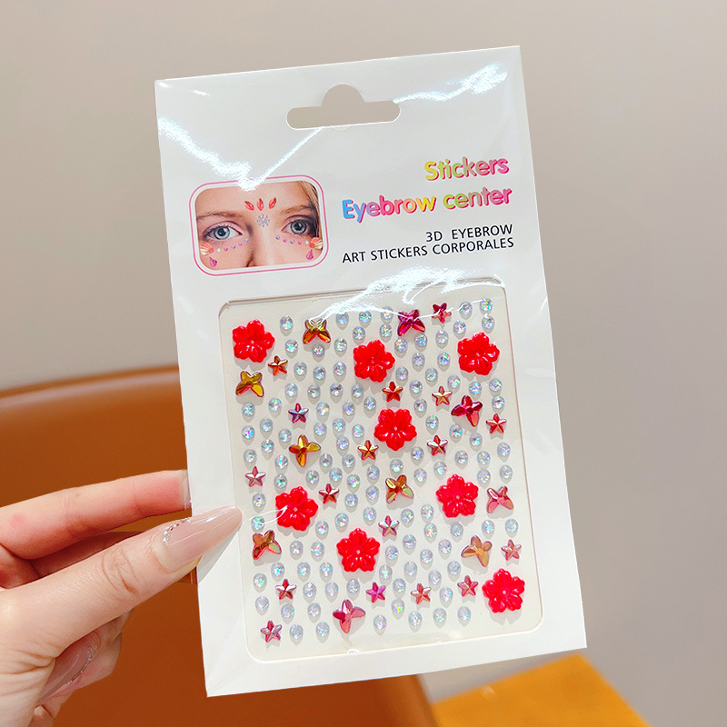 3D Colorful Butterfly Crystal Diamond Stickers Cute Acrylic Stereo Stickers Girl Reward Decorative Stickers