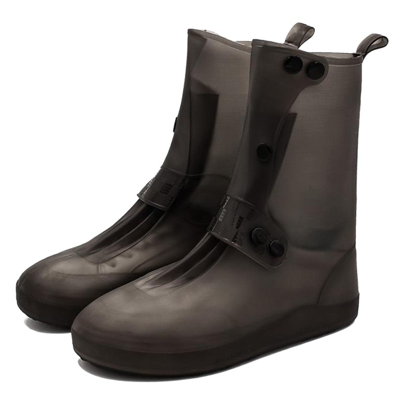 Botas de lluvia al por mayor directas de la fábrica cubierta del zapato a prueba de lluvia hombres y mujeres al aire libre viajes Botas de lluvia fácil de llevar engrosada resistente al desgaste antideslizante