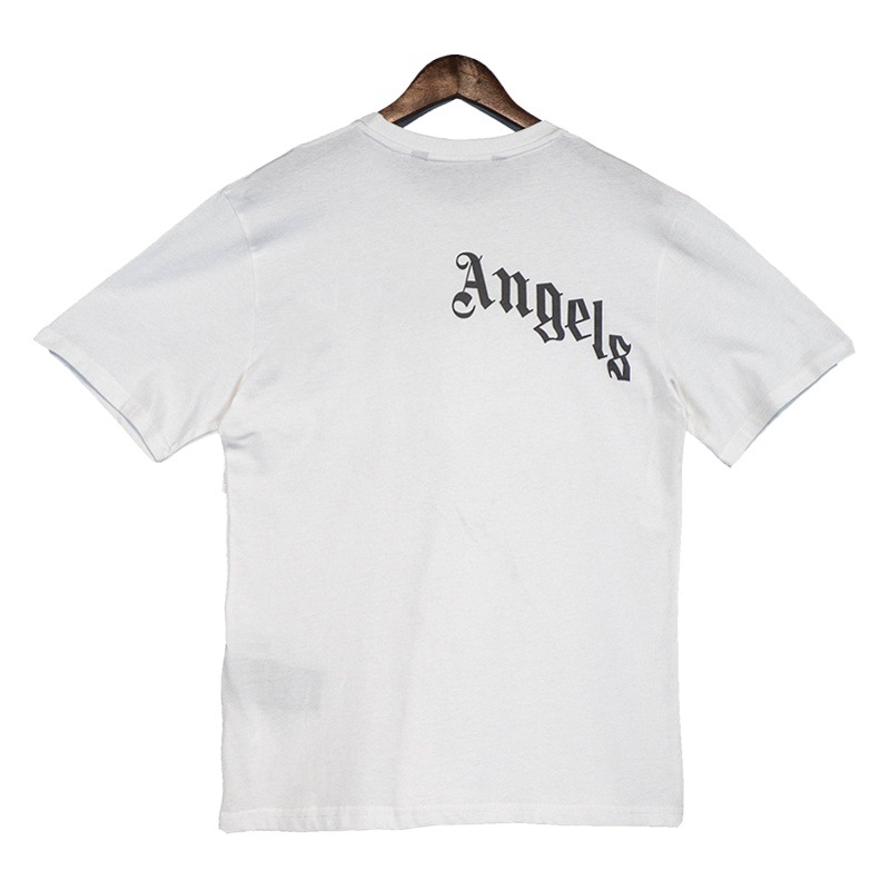 PALM broken Bear PALM Angel Nueva camiseta suelta de manga corta de cuello redondo para hombres y mujeres