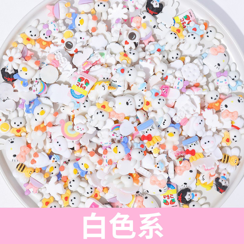 漫画ミックス樹脂クリームゴムdiy材料手作りアクセサリー携帯ケース装飾ヘアピンヘアアクセサリー|undefined