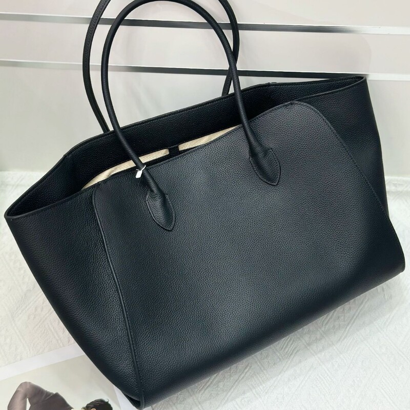 The Row Kendall Jenner Style Niche Marlo17 Handbag Tote Bag Leather Briefcase Underarm Bag Women's Bag The Row Kendall Jenner Style Niche Marlo17 Handbag Tote Bag Leather Briefcase Underarm Bag Women's Bag