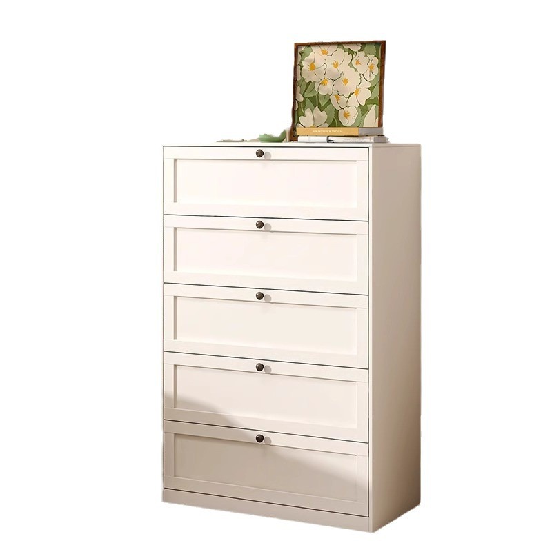 Hierro pecho de cajones sala de estar dormitorio armario de acero armario de almacenamiento multi-capa piso cajón gabinete de lujo luz cama de cola gabinete
