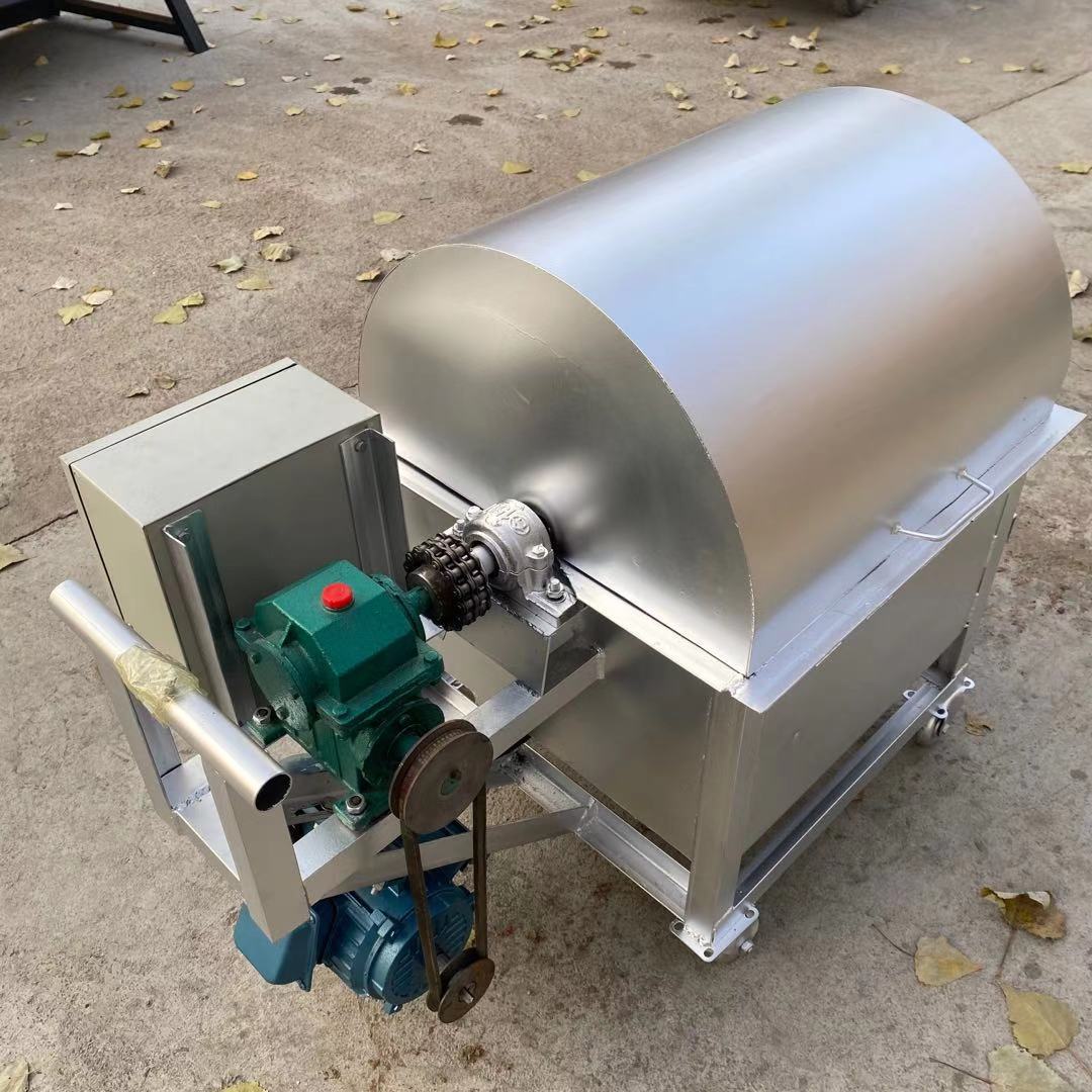 多功能卧式滚筒花生板栗炒货机 柴黄豆玉米烘炒机 厂家直销翻炒机