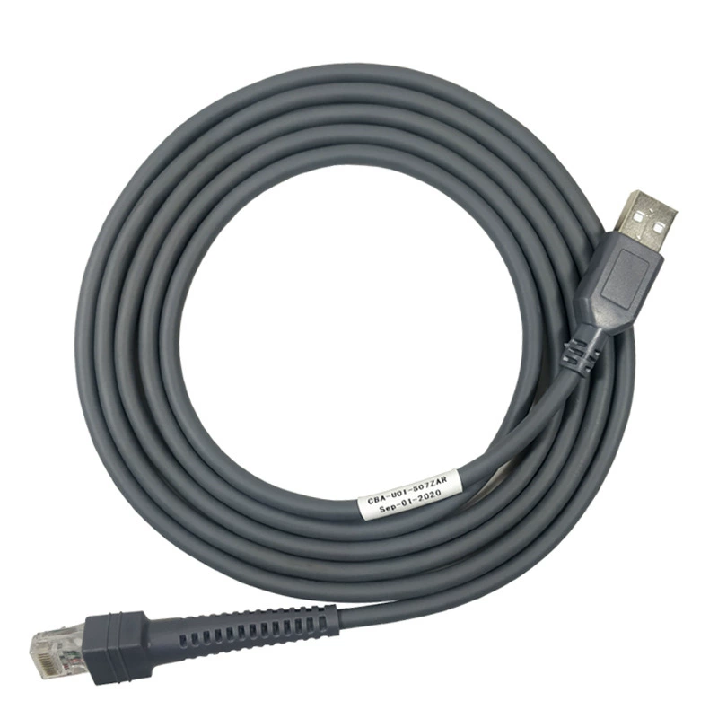 Подходит для Symbol LS2208 DS4208 9208 1203 сканера соединение кабель данных USB 3 метра