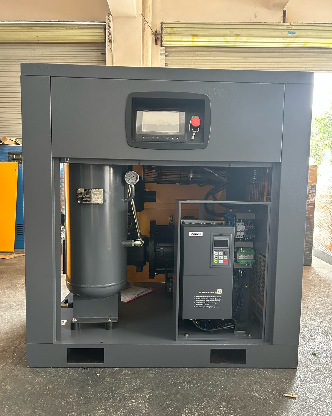 Car Wash Shop Special Permanent Magnet Variable Frequency Screw Air Compressor Air Compressor Silent Small Air Compressor Manufacturer Wholesale