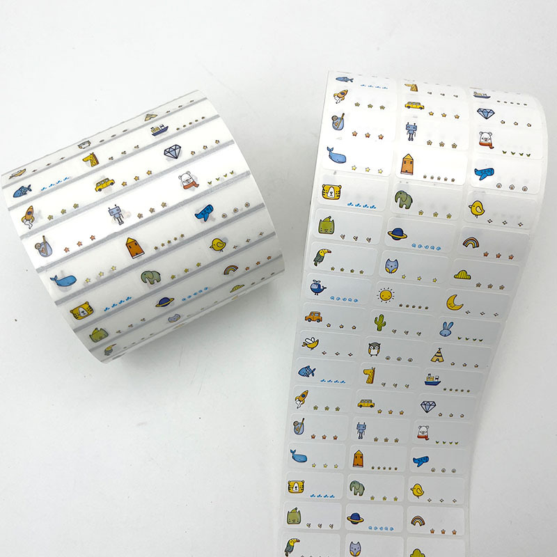 waterproof tearproof name sticker