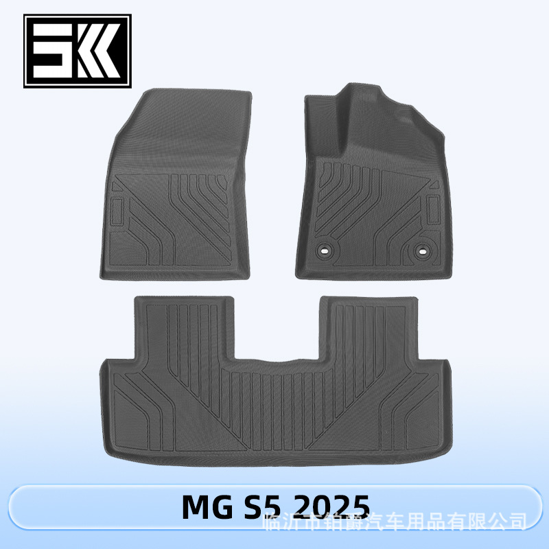 适用于MG S5 2025 右舵3D全天候材质TPE脚垫地垫防水易清洁