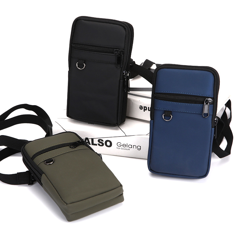 New Mobile Phone Waist Bag, Outdoor Shoulder Crossbody Bag, Cross-Border Waist Bag, Multi-Functional Belt Coin Mobile Phone Bag Wholesale