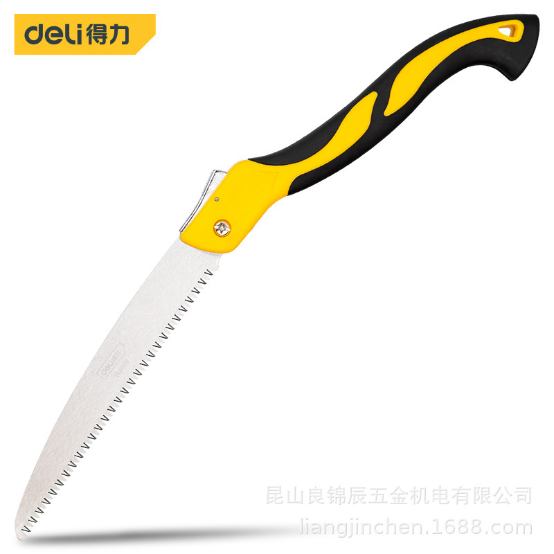 得力工具 三面磨齿折叠锯多功能小木工锯家用园林伐木锯 DL6006 9