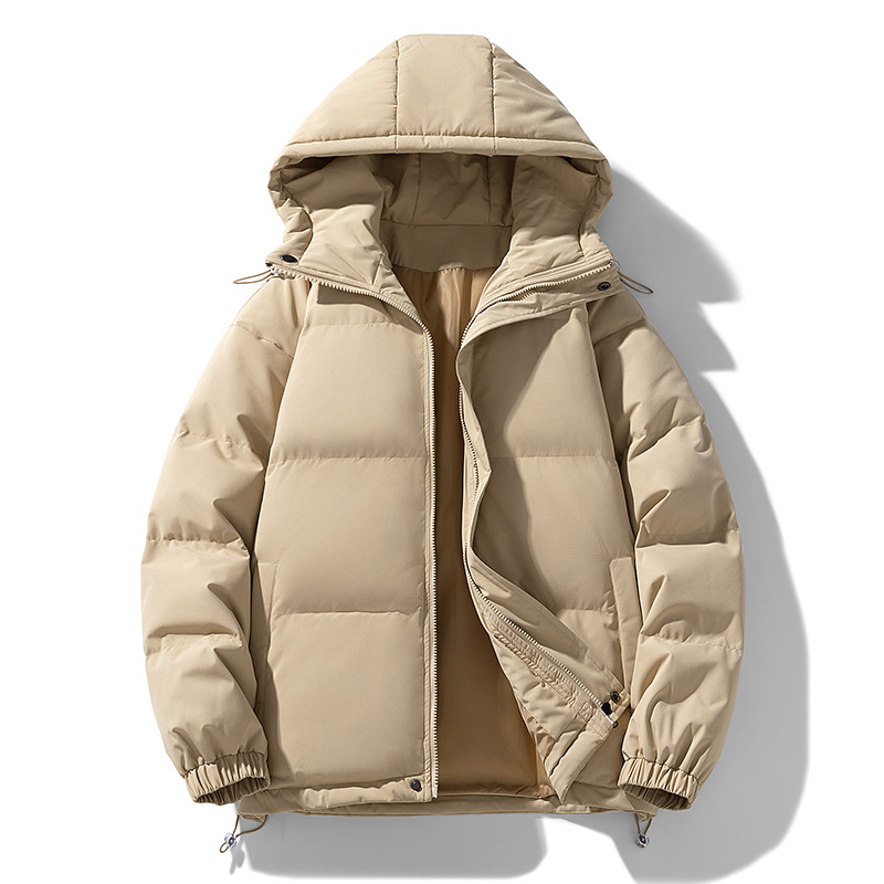 Solid trend fashionable men's down jacket, (Cross-border trading), increased thickness