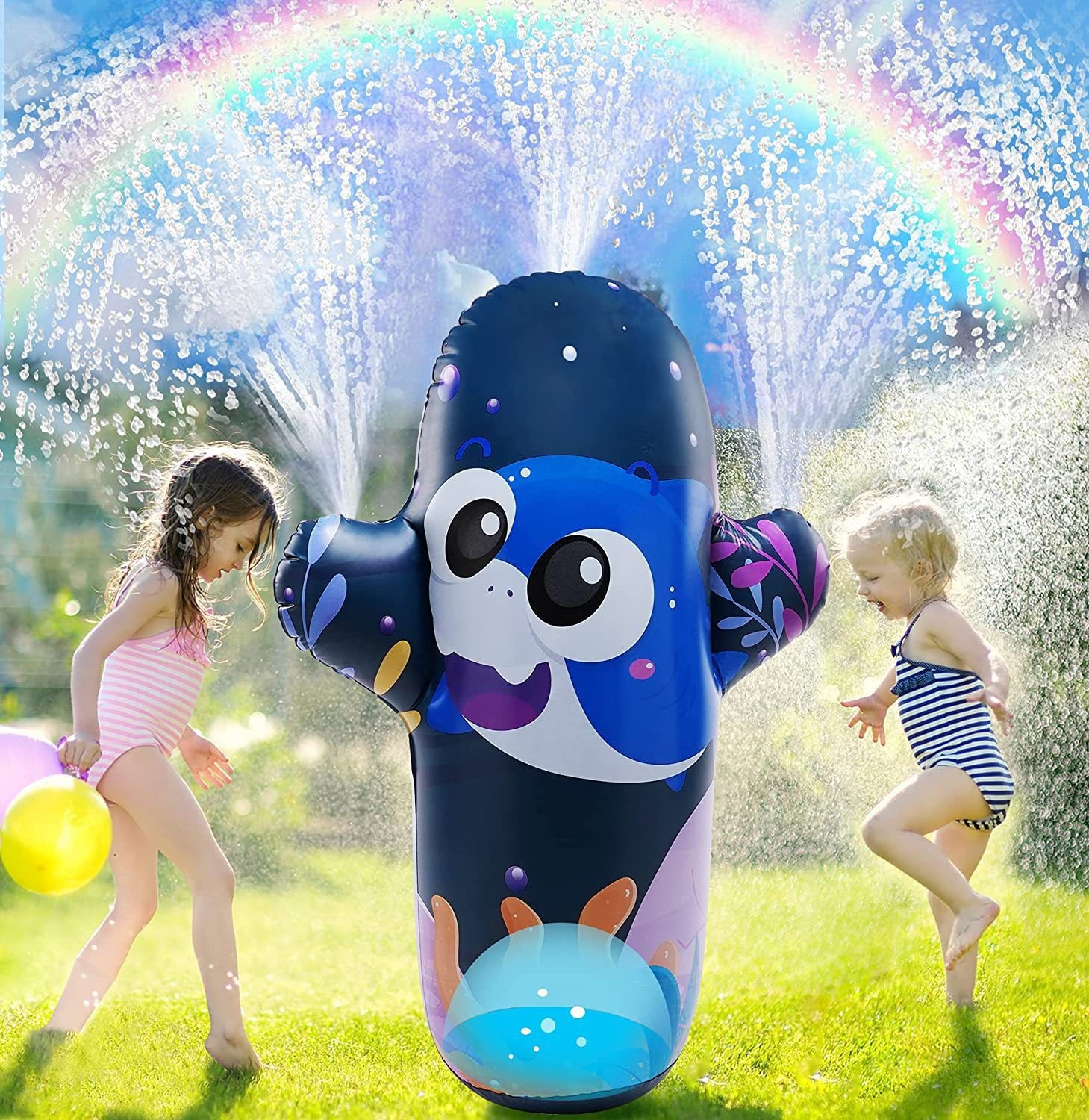 inflatable roly-poly doll PVC play in water