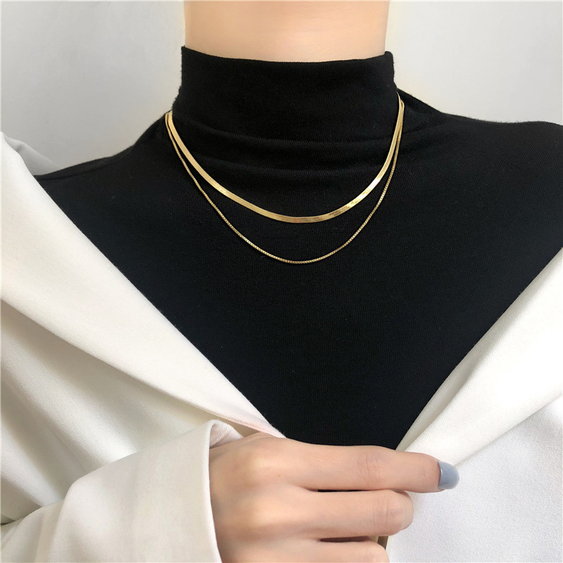 double-layer snake bone chain