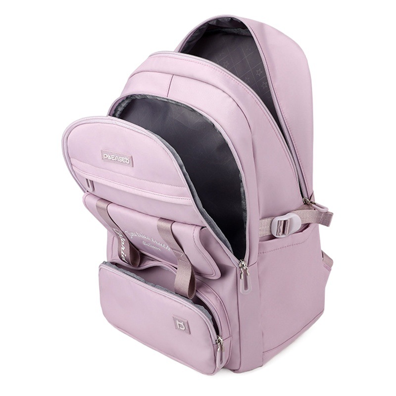 2023 nuevo estudiante de secundaria de alta calidad mochila simple estilo ins chica estudiante de secundaria mochila juvenil transfronteriza