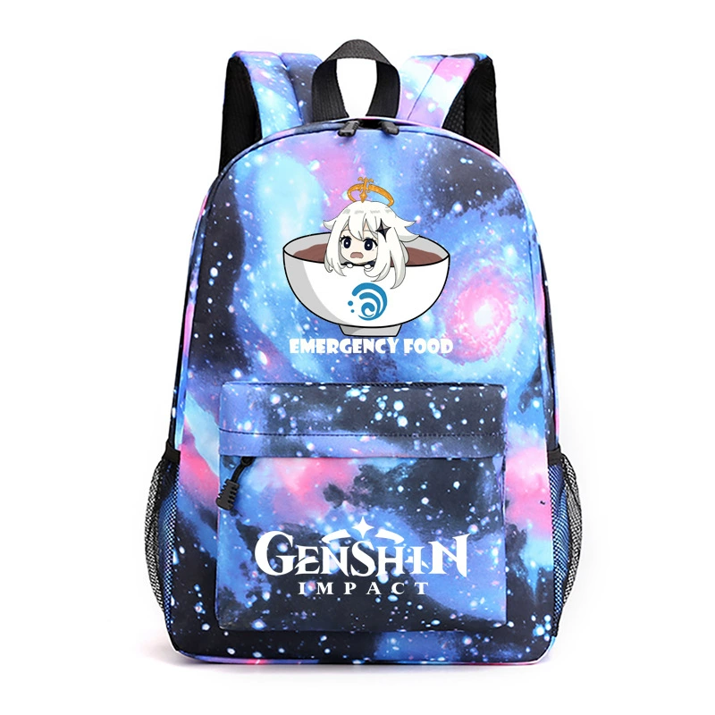 (Cross-border trading), Genshin Impact, starry sky, backpack, school bag for students, Amazon