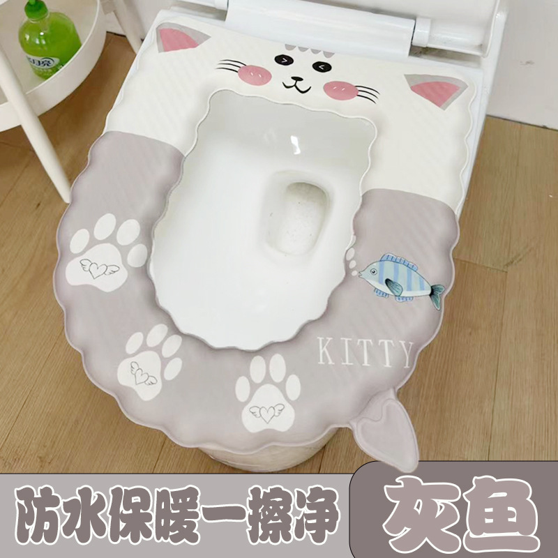 便器の敷き物は座布団を貼り付けます。通用防水便器のカバーは家庭用便器の輪の座布団を吸着します。|undefined