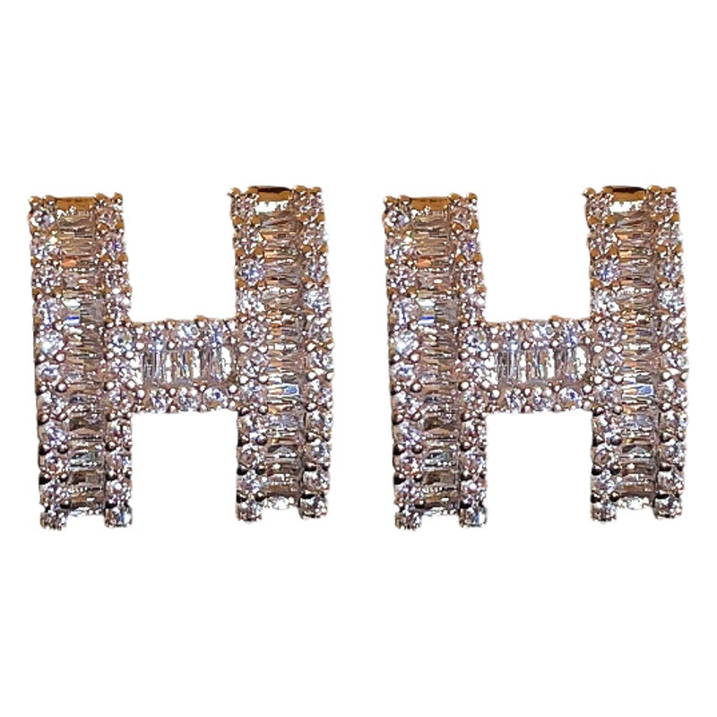 Oro real electrochapado diamante carta simple collar japonés y coreano ins estilo de alta calidad temperamento collar de cercanías colgante de la joyería