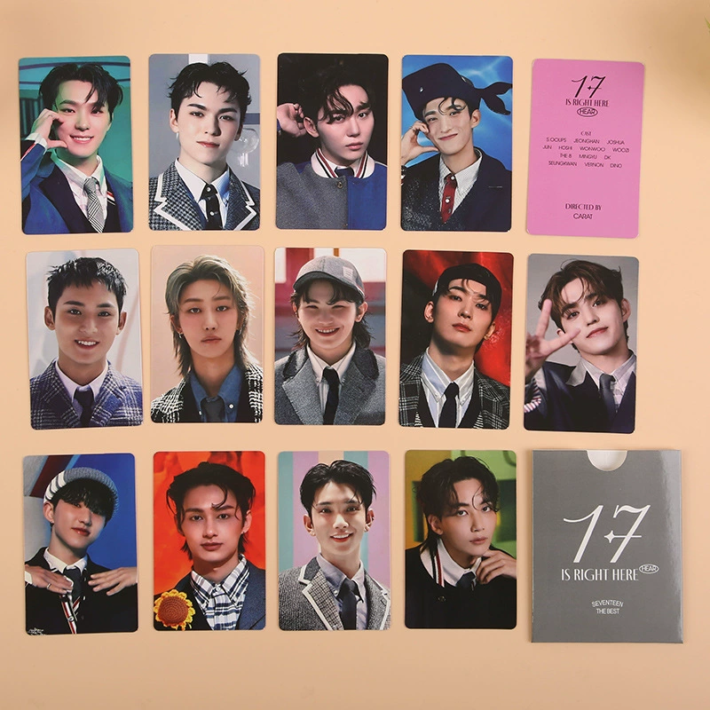 Корейская группа 17 SEVENTEEN новая специальная маленькая карта