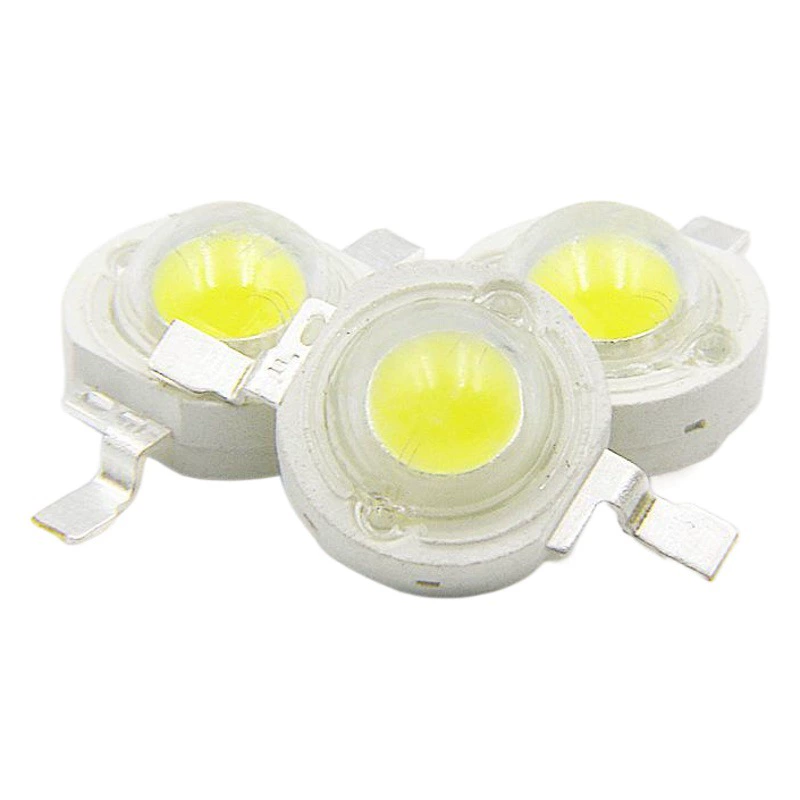 В наличии 1 Вт светодиодные бусины высокой мощности 110-120 лм имитация люмен бусины лампы 350 мА белый свет бусины лампы высокой мощности