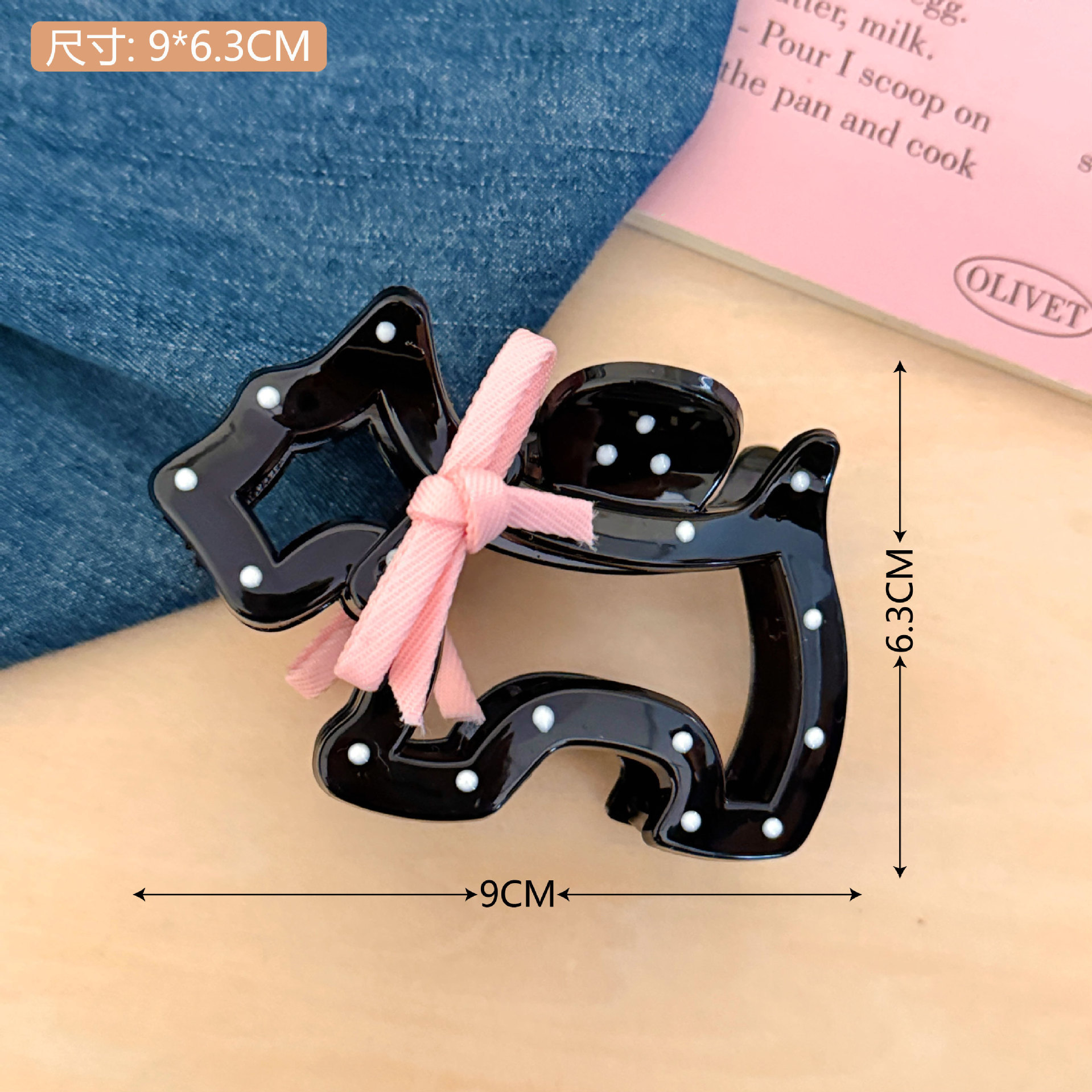 Japonés y coreano nuevo mini clip de dibujos animados lindo acrílico Bangs clip accesorios para el cabello dulce simple clip de cabello roto