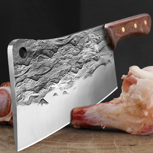 Handmade forged bone cutting knife special bone cutting knife household bone chopping knife butcher special heavy duty 5.0 bone cutting knife