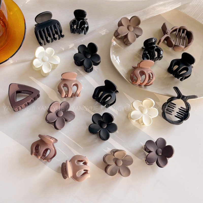 Horquilla de calabaza, clip de agarre de cola de caballo grande y alta, artefacto fijo, cabeza de bola anti-colapso femenina, accesorios para el cabello de princesa