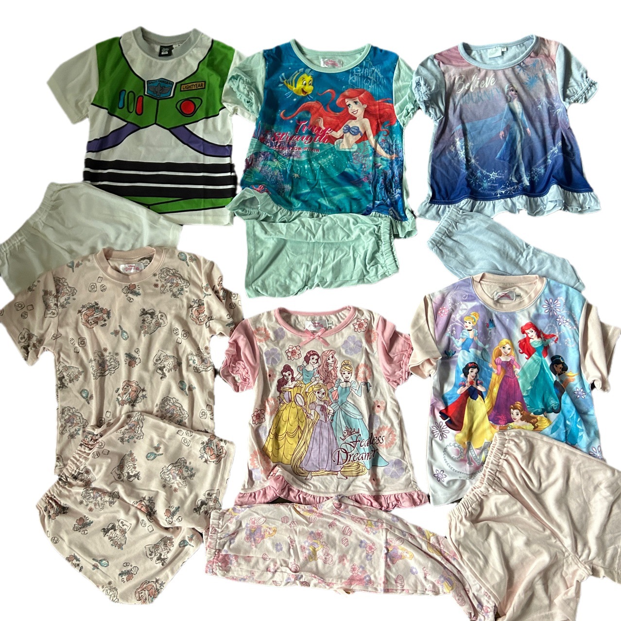 Exportación japonesa primavera, verano y otoño ropa para el hogar 2 piezas set manga corta larga set belleza Minnie Spiderman