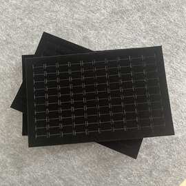 首饰盒内绒布戒指海棉垫展示耳钉收纳垫DIY平面首饰盘内插板饰品