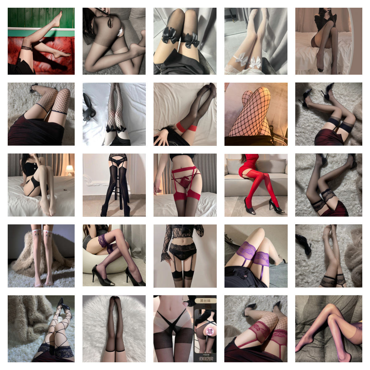 Black Silk Sexy Stockings Open Crotch Sexy Flirting Tearable Stockings Cut Out Fishnet Stockings Plus Size Garter Stockings