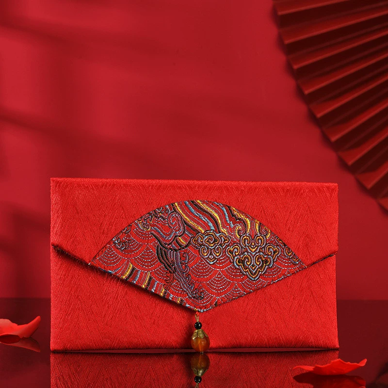 Wedding red envelope wedding new Chinese retro creative personality red envelope red envelopes red envelope bag is a sealing 10,000 yuan to wholesale