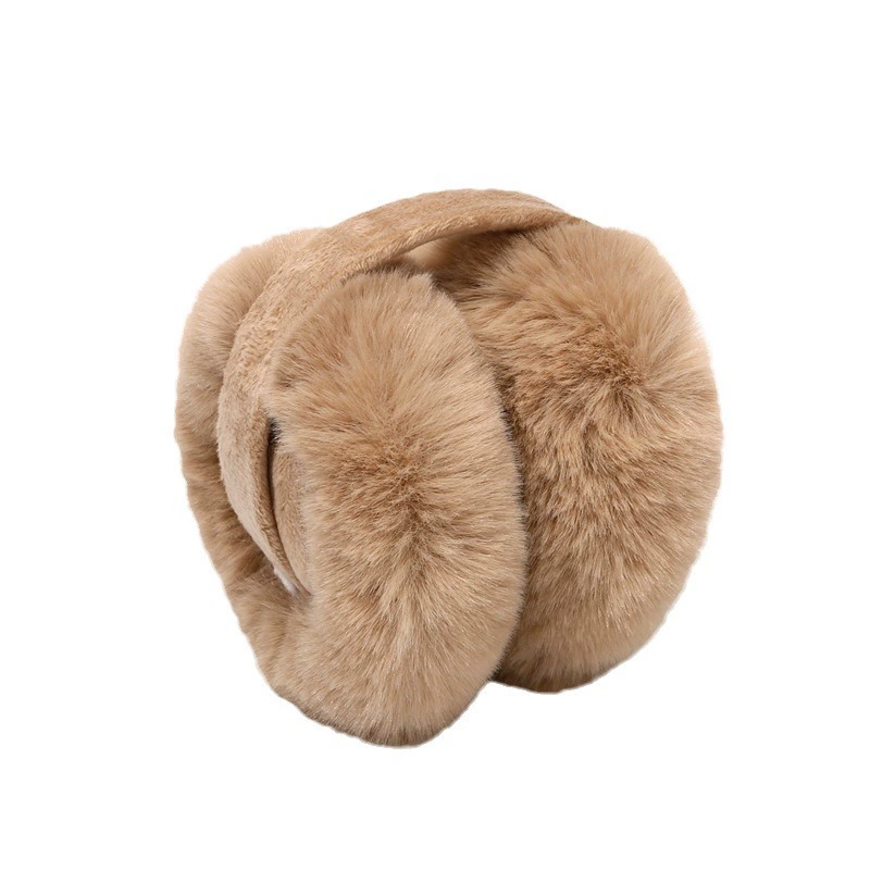 Keep warm headphones, cute winter earmuffs for students, folding protective bag, Korean style, ear protection