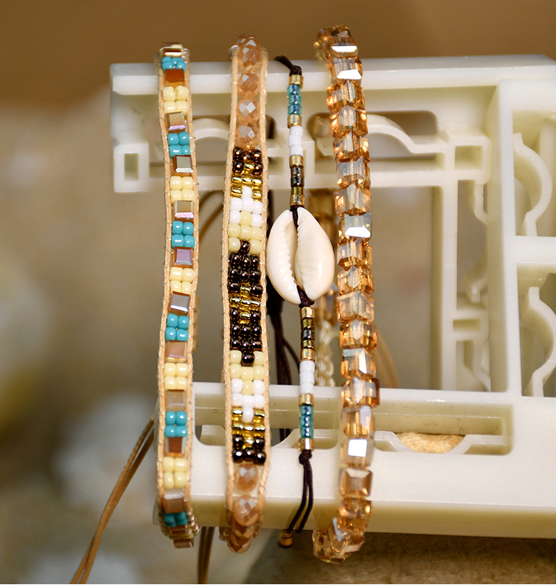 Bracelet Multicouche Rétro En Perles Miyuki Tissées À La Main display picture 1