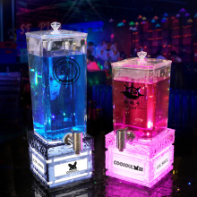 酒炮3升网红啤酒桶酒吧创意可乐果汁桶2L网红扎啤桶LED发光酒炮