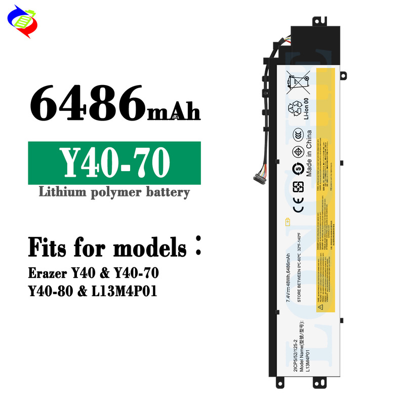 Suitable for Lenovo Erazery40/Y40-80/L13M4P01 Brand New Notebook Battery Y40-70 Wholesale