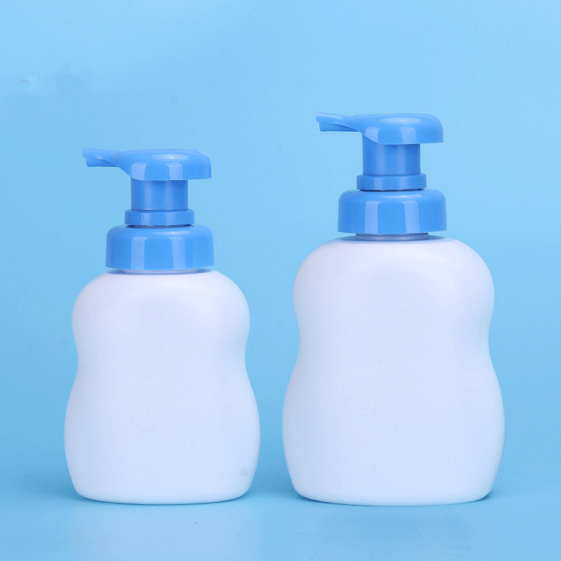 新品婴儿280ml洗发水瓶扁瓶瓶沐浴露瓶塑料瓶护发素瓶PET材质