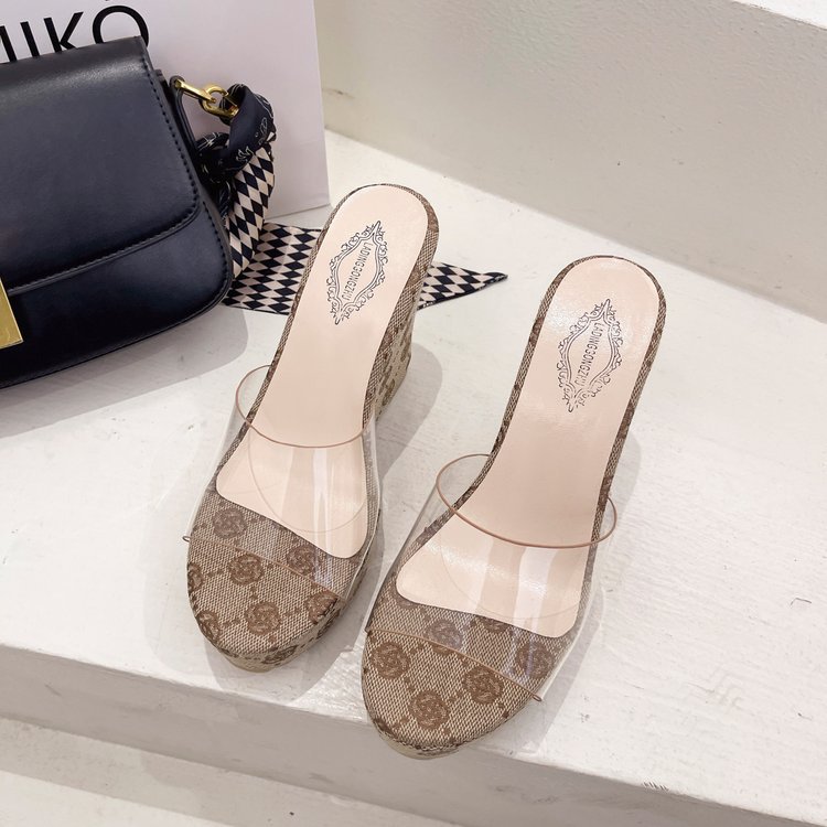 Sandali con cinturino singolo casual moda trasparente con tacco alto vintage da donna con tacco alto e commercio estero transfrontaliero Aliexpress_voghion.com