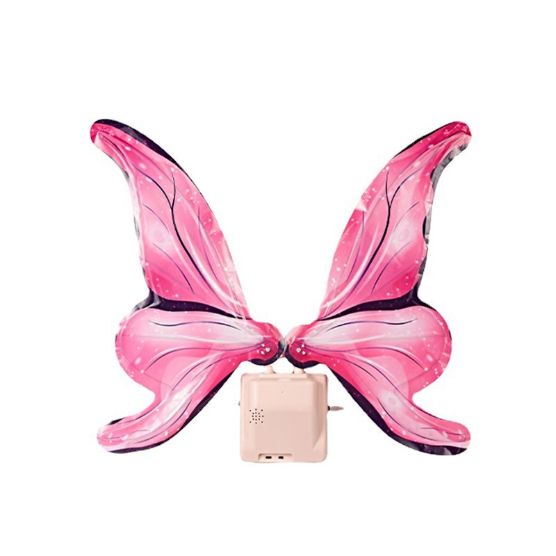 Altas de mariposa eléctricas en movimiento, alas de elfo, espalda de ángel, juguetes luminosos para niños, regalos de año nuevo para niñas