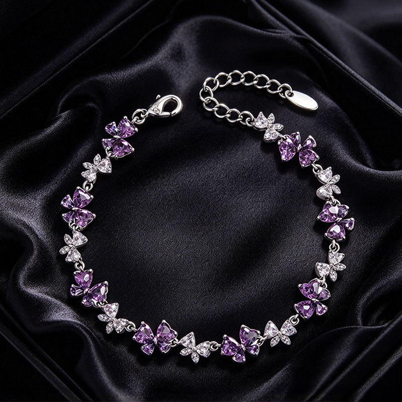 Pulsera Geométrica Circular con Dije de Cubo de Aleación de Cobre