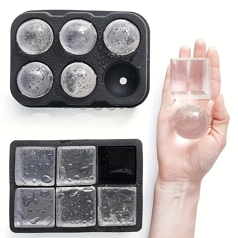 食品級シリカゲル氷格大サイズ製氷箱氷格新型押し氷格子金型氷格膜具|undefined