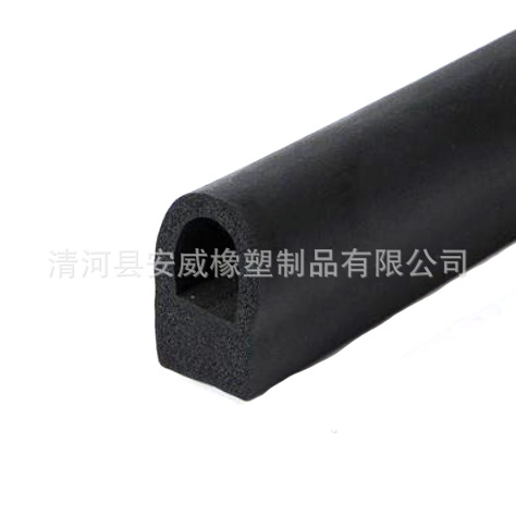 三元乙丙发泡密封条D字型防尘防水密封胶条