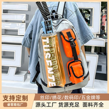 羽毛球健身包男高颜值运动双肩背包女好看的网球球桶包训练包定制