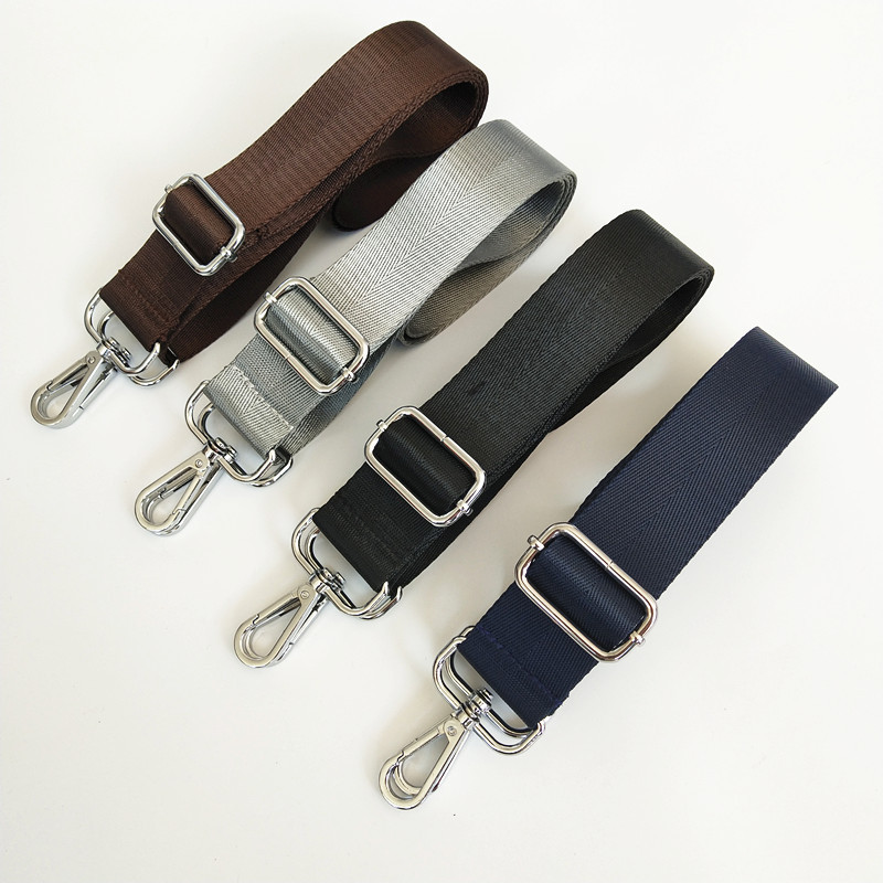 Computer Bag Shoulder Strap Nylon Pure Replacement Strap Men's Accessories Backpack Strap Crossbody Shoulder Bag Briefcase Inner Compartment
