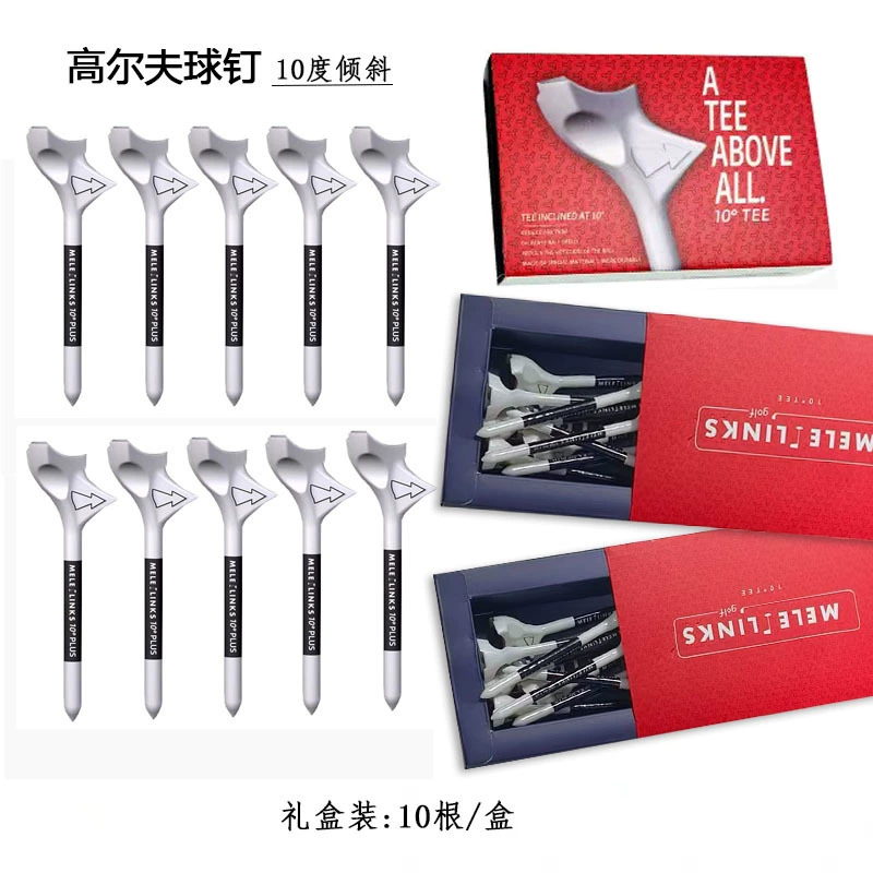 Тейты для гольфа с наклоном 10 градусов, 10 штук в упаковке, 83 мм, хит продаж для трансграничной торговли