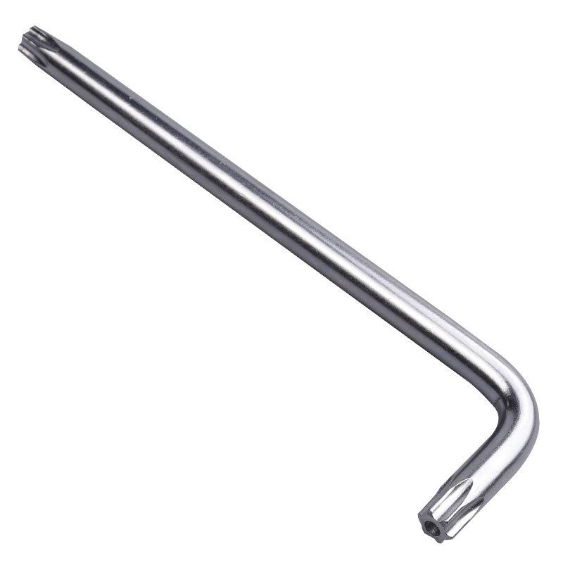 Ventas de fábrica al por mayor L con agujero mini llave antirrobo simple alargada llave hexagonal de ciruela