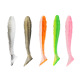 Soft Paddle Tail Fishing Lure 5 Colors Soft Plastic Baits Saltwater Sea Bass Swimbait Tackle Gear