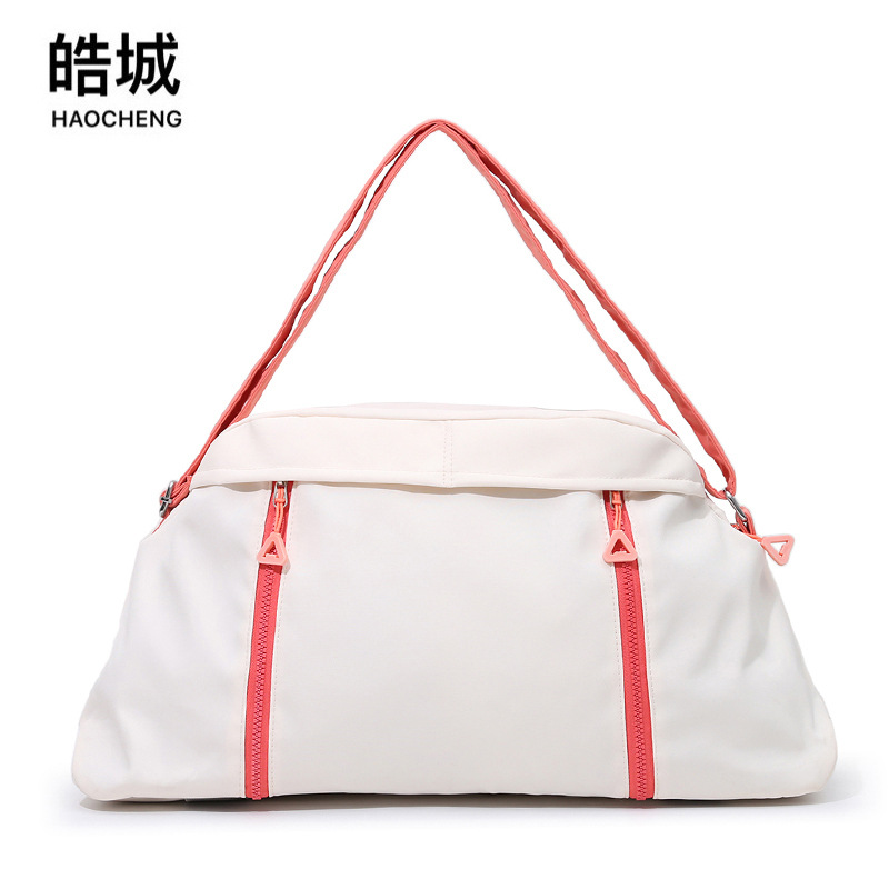 Bolso de yoga de fitness deportivo de moda, multifuncional de gran capacidad, separación en seco y húmedo, mochila de viaje al aire libre de corta distancia, mujer