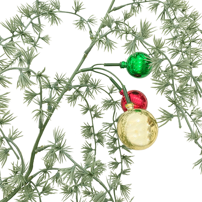 Ratán artificial transfronteriza floral suave decoración planta vid patio fiesta hogar Decoración simulación aguja de pino suave Ratán