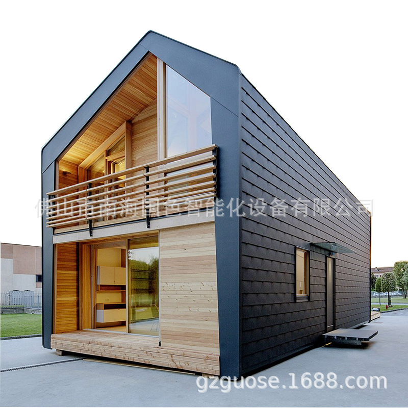 Acero ligero Villa Hotel creativo micro cama manzana cabina triángulo casa de madera camping Sunshine Room Net rojo móvil habitación espacio cápsula