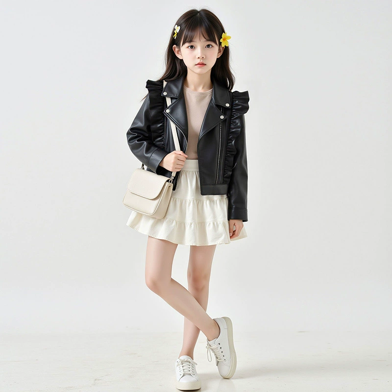 Кардиган, детская осенняя куртка, для подростков, западный стиль, стиль Chanel